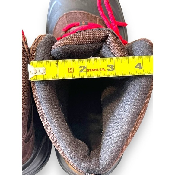 Khombu Thermolite Genuine Leather Upper Boots Men's Brown 10 - Picture 13 of 14